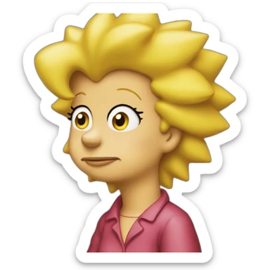 lisa-simpson sticker