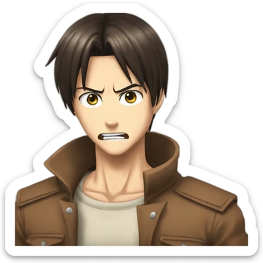 Eren attack on titan sticker