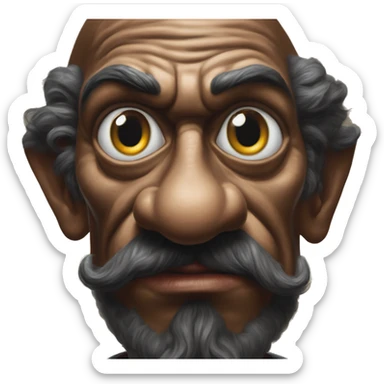 Warcraft soul collector in Uncle Scrooge style, oil paint, mysterious eyes, intricate lips, masterpiece portrait, odd perspective, beautiful, desirable, logical sticker