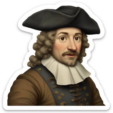 dutch trader 17th century sticker