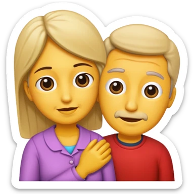 mamá y papá sticker