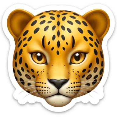 Leopard sticker