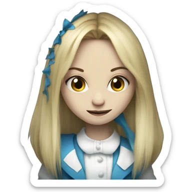 Alternative Emo, Alice In Wonderland sticker
