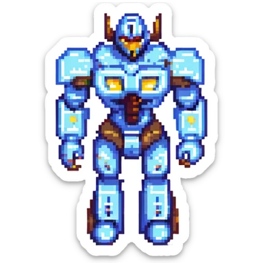 Transformer rainbow sticker