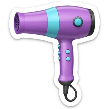 Cute Hair dryer, different designs and pattern sticker