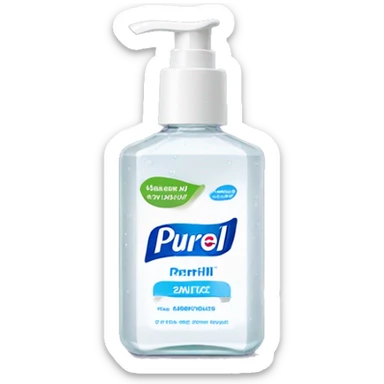 Purell Hand Sanitizer sticker