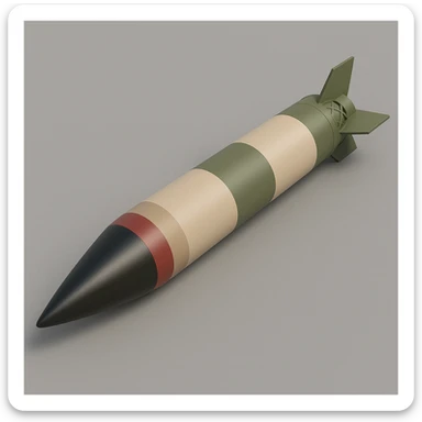 Изометрическая модель этой бомбы, без надписей и флагов и машины sticker