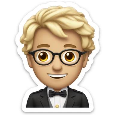 harry portter con un lazo coquette sticker