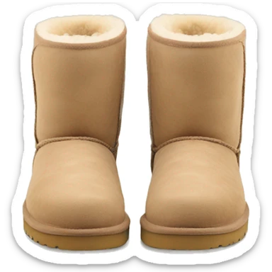 Beige ugg Schuhe  sticker