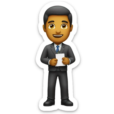 man-holding-job-offer sticker