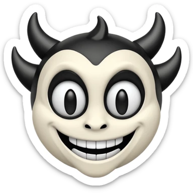 Bendy the ink demon sticker