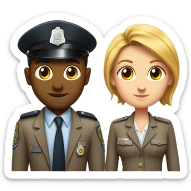 The tall boy who is in the Gujarat Police and the short girl who is a lawyer go on a bullet sticker