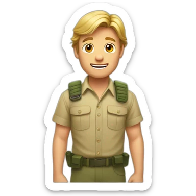Steve Irwin sticker