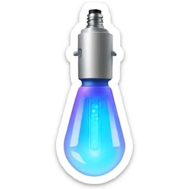 UV lamp sticker