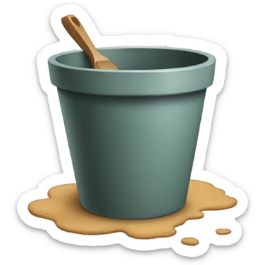 pot de peinture sticker