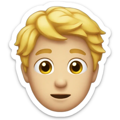 an emoji that is embarrassed sticker