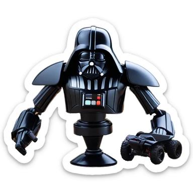 Toy Story Darth Vader themed rc car  sticker