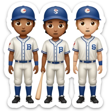 Injured baseball players sticker