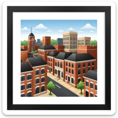 Arkansas historical downtown sticker