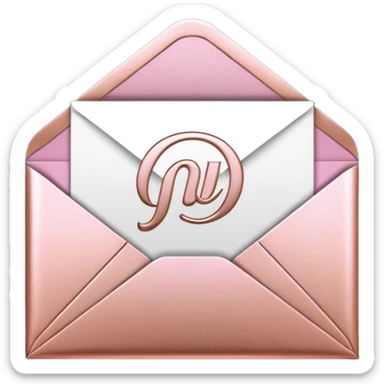 Icône 3D d’une enveloppe ouverte avec carte “NEWS”, style gravure cuivre + stippling, noir pur sur blanc pur (hachures/pointillisme uniquement), éclairage dramatique avec rayons et une micro-touche rose #fbcfe8 sur la lueur, sans aucun texte/typo ni gris/sépia/flou/bruit/cadre. sticker