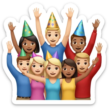 I want an emoji with people making a “horă” sticker