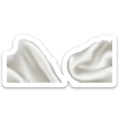 White silk camisole pjs sticker