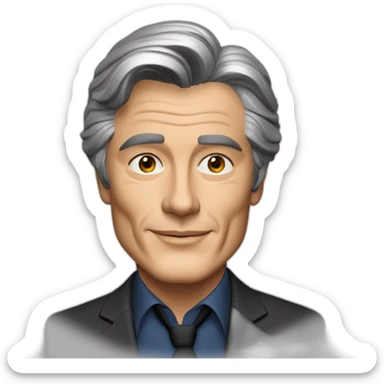 Alain Delon sticker