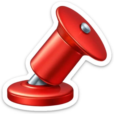 tachuela roja ubicacion  sticker