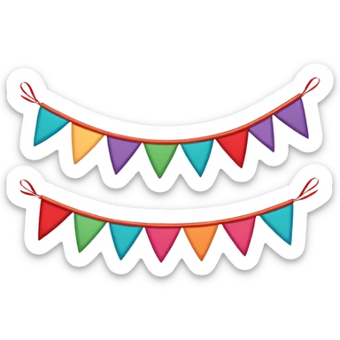 bunting sticker