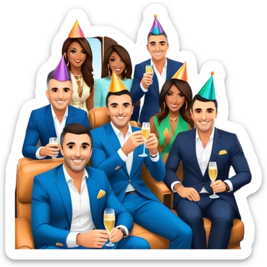 Branden Condy entrepreneur internet celebrity iman gads alex hormozi Patrick bet david gary see grant cardone on a jet celebrating WHOP ownership  sticker