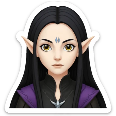 dark elf sticker