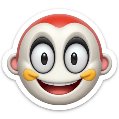 Create a Cup head character
 sticker