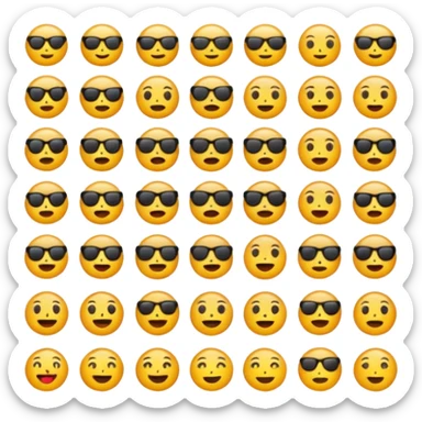 Mixe des emojis 😊6️⃣7️⃣ et utilise bien les chiffre  sticker