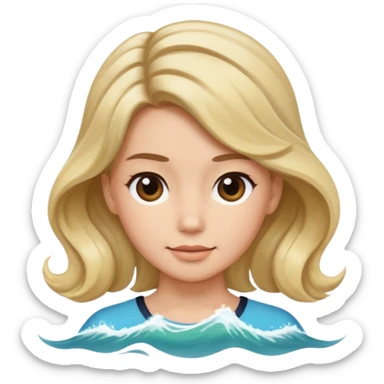 The last pictures you showed me is far from me. Her hair is too curly. I want my picture with low pony tail or big wave hair with the middle length. sticker