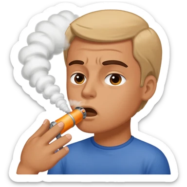 A nose that inhales exhaust fumes with power sticker