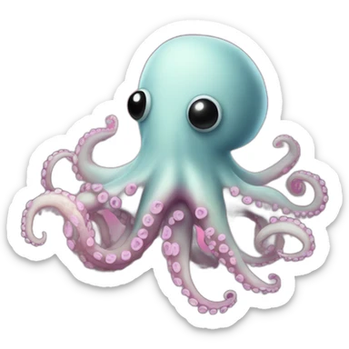 sesame street octopus astronaut sticker