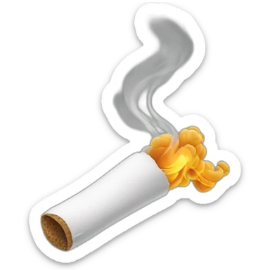 Joint avec de la fumée sticker