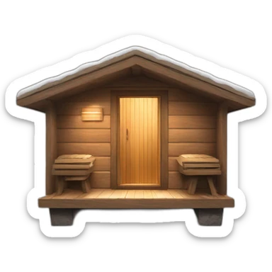 sauna in prague sticker