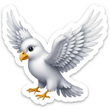 Unas alas sola sticker