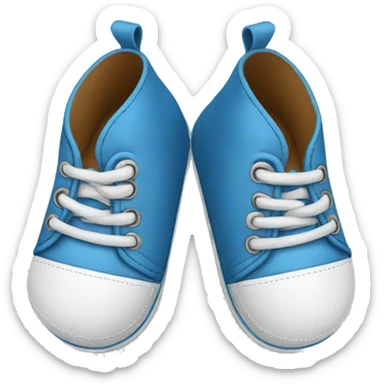 Pair of shoes for a baby boy sticker