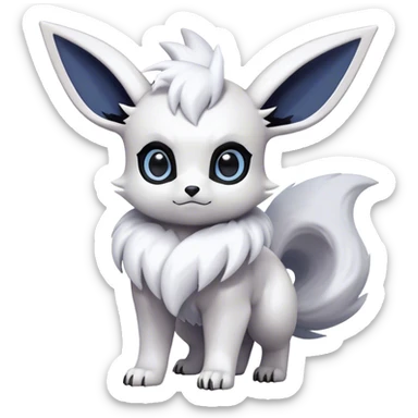 Epic Shiny Cool Cute Kawaii Eevee-Absol-Pokemon Full Body sticker
