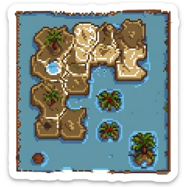 A tactical map sticker