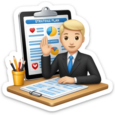 strategic plan sticker