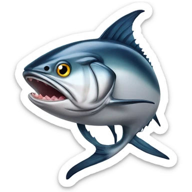 Realistic Tuna fish  sticker