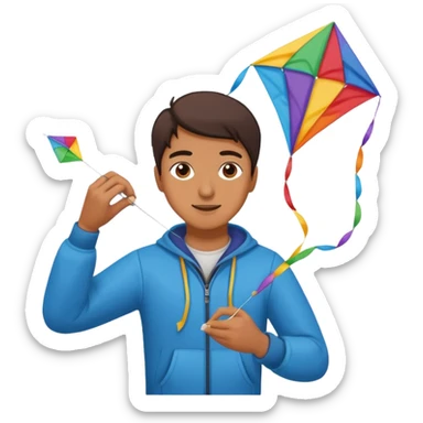 Kite Maker sticker