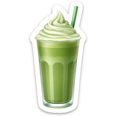 Matcha frappe sticker