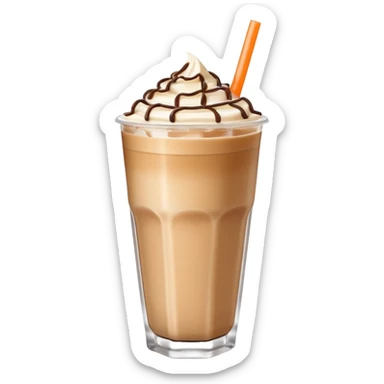 Dunkin’ Donuts iced latte with a carton of coffee milk next to it sticker