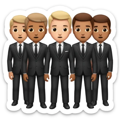 10 brothers in bible story with jealous faces sticker