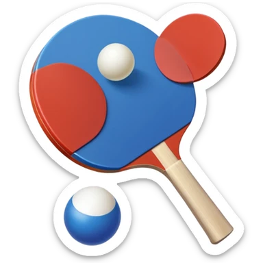 Generami l’emoji di un bicchiere solido di plastica e una pallina da ping-pong (tipo beer pong) sticker