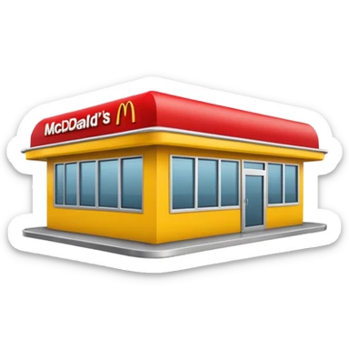 McDonald's sticker